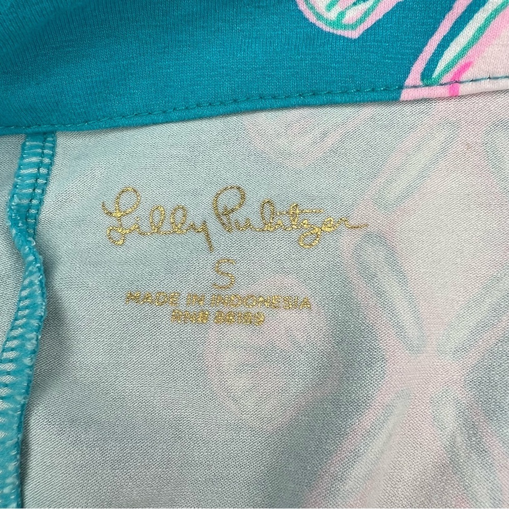Lilly Pulitzer Tana Shift Dress Water Ya Waiting For Turquoise Teal Pink Women S - Picture 4 of 6